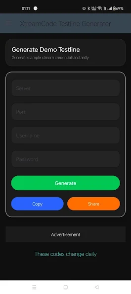 Developer Settings Menu